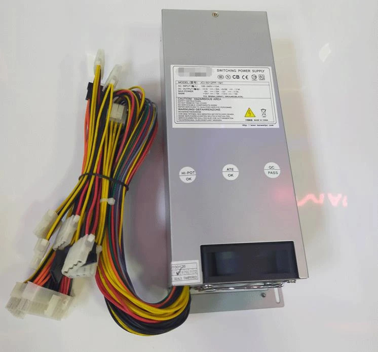 JCI-5012PP-1M1 2U 서버 전원공급장치 정격 500W 와이드 저소음 랙 타입