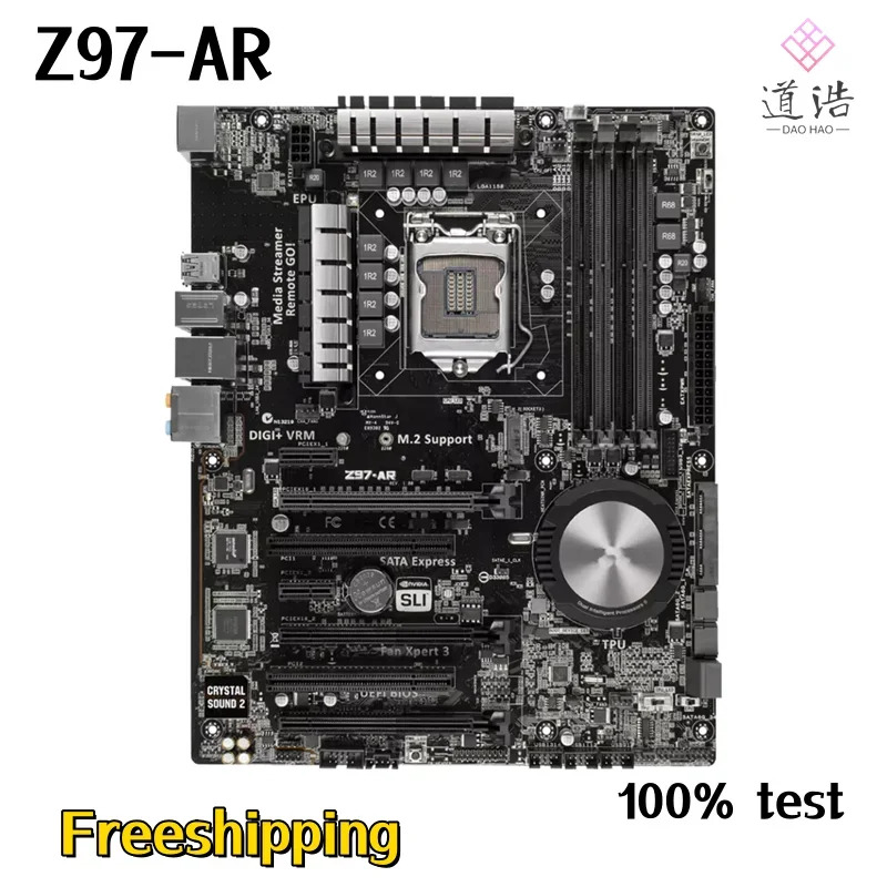 Z97-AR 마더보드32GB HDMI PCI-E3.0 LGA 1150 DDR3 Z97 메인보드 완전 작동 리퍼