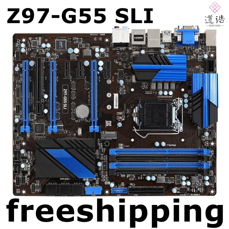 Z97-G55 SLI 마더보드32GB LGA 1150 DDR3 Z97 메인보드 완전 작동 리퍼