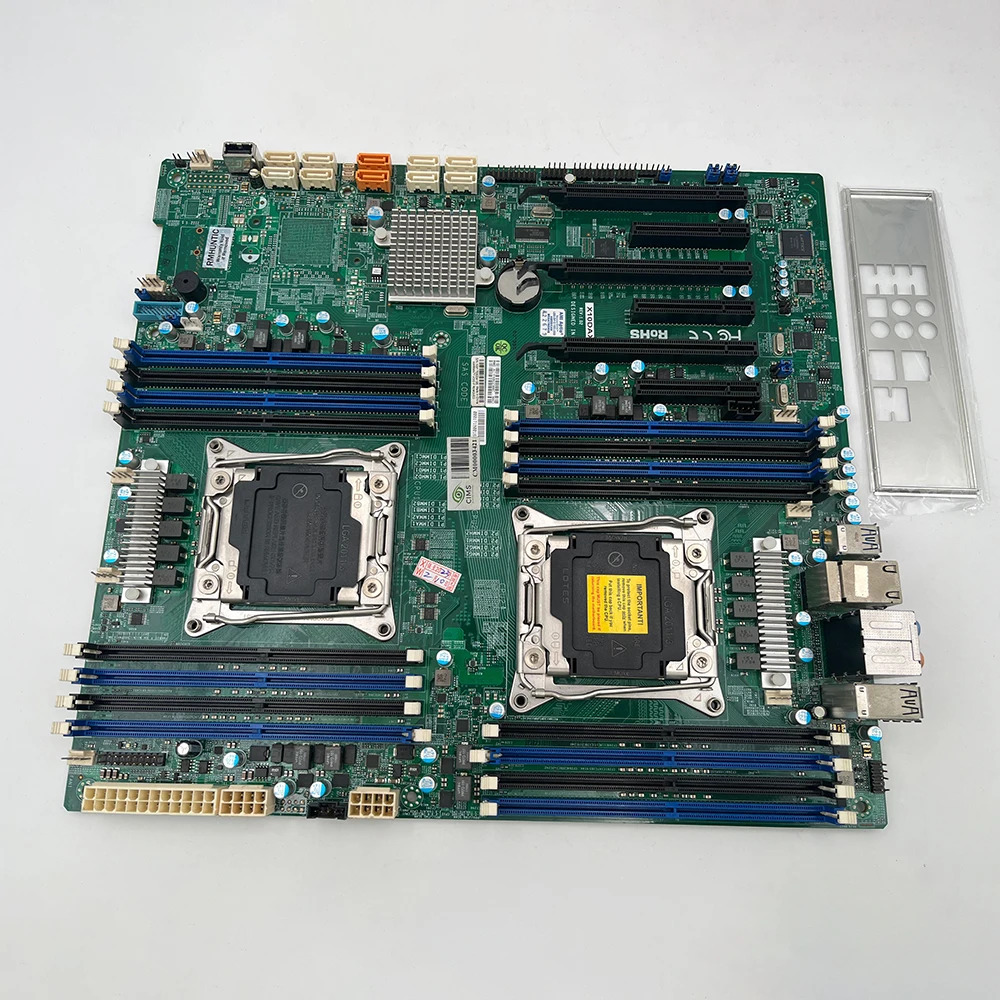 Supermicro 10XSATA 3 LGA 2011 C612 E- DDR4-2400MHz 양방향 워크스테이션 마더보드 X10DAX용