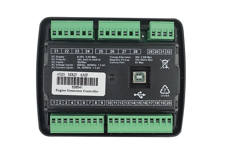 DSE4520 디젤 발전기 컨트롤러 액세서리 교체 제어판