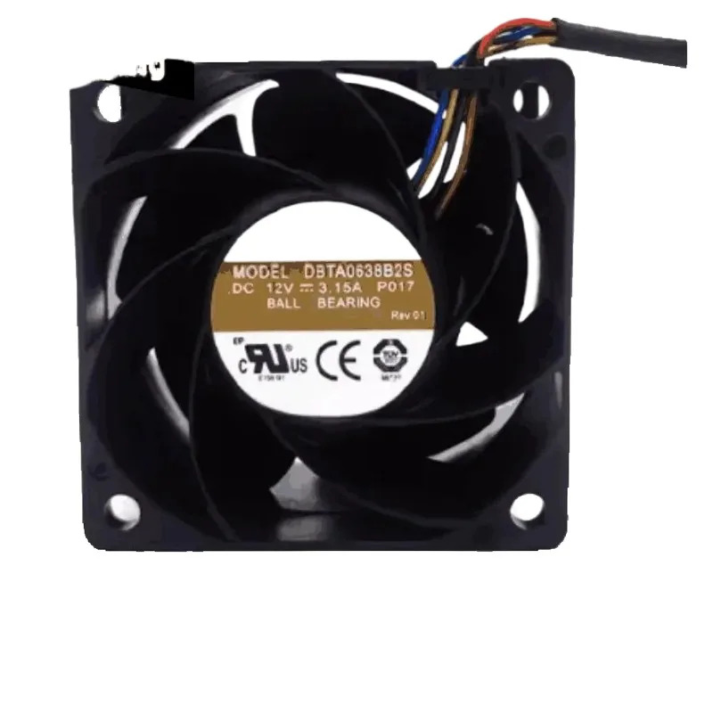 Dbta0638b2s 60x60x38mm 플매트 카펫 러그 4p 6038 6cm 60mm 12v 3.15a 에어 냉각팬