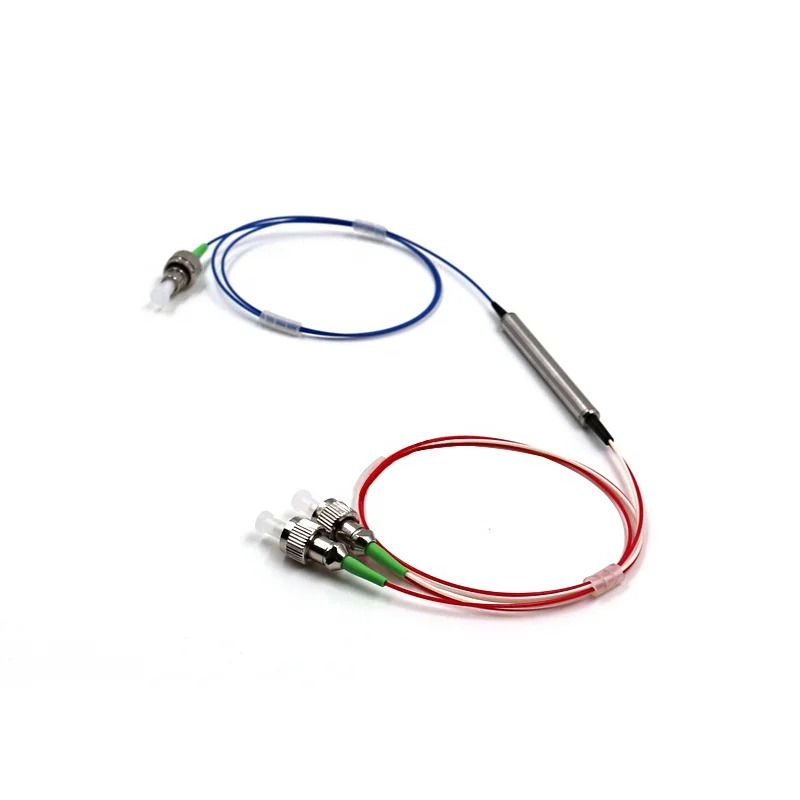 금 3 포트 0.9mm SM 1310 1550nm 섬유 편광 독립 광 순환기1m 1.5m 길이 포함