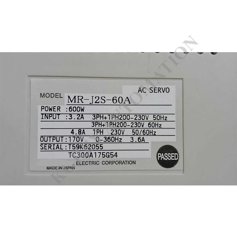 서보 드라이버 MR-J2S-60A