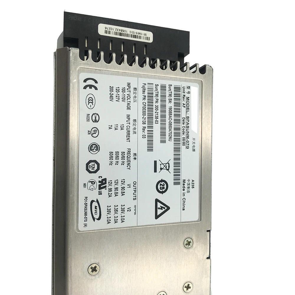 SUN X4450 T5220 T5240 A235 SPASUNM-07G 300-2138-03서버 전원공급장치 전리퍼