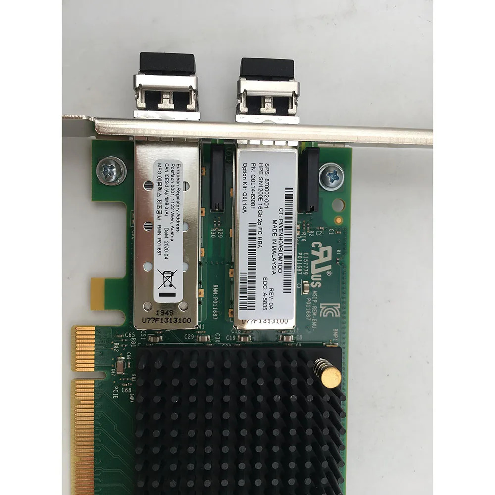 hp호환E경우 870002 -001 A-5835 Q0L14A SN1200E 16Gb 2P FC HBA 카드