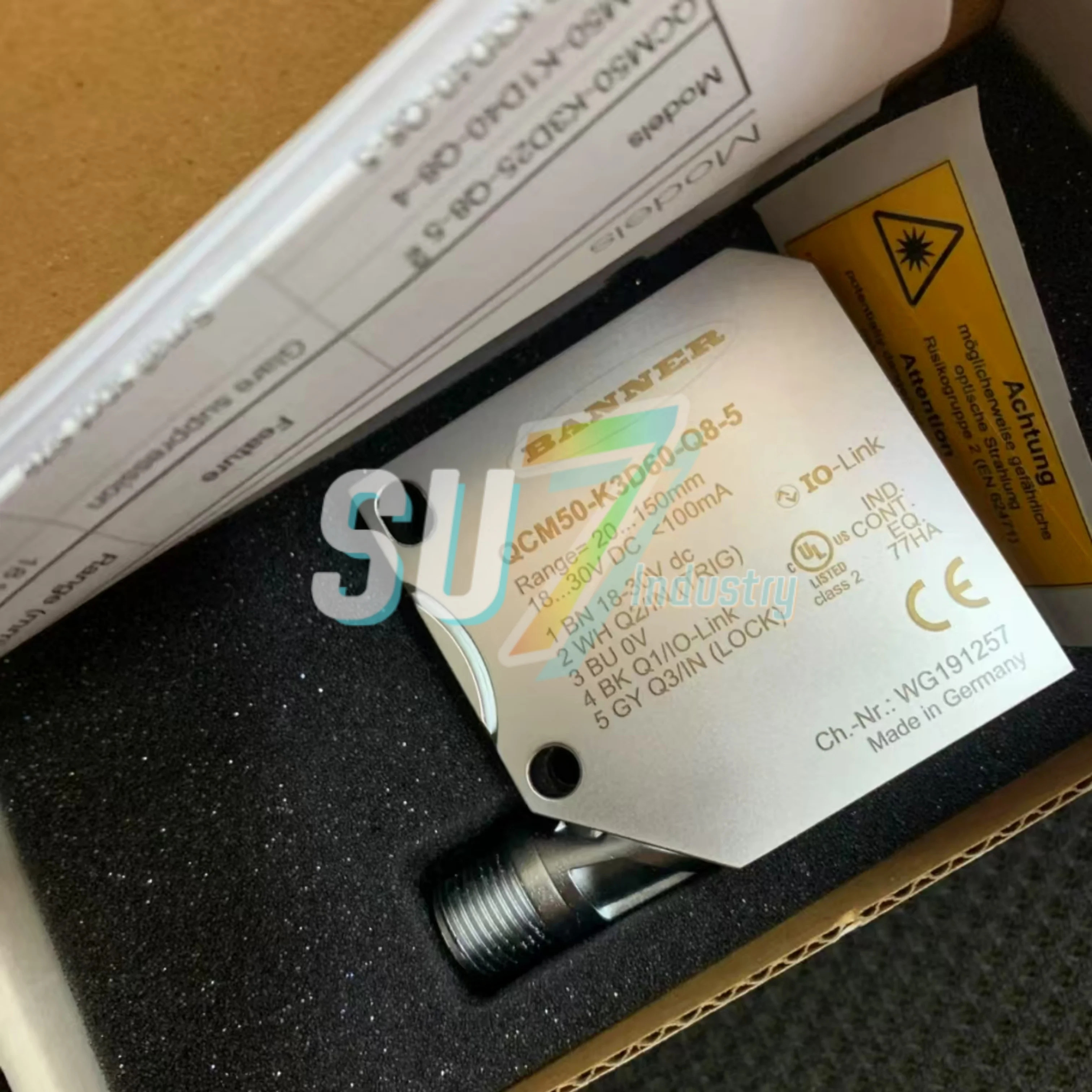 QCM50-K3D60-Q8-5 초음파 센서 원본