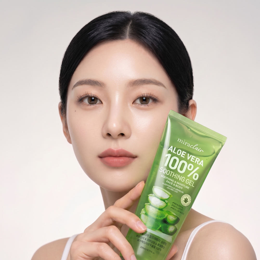 순도100% 수분가득 무알콜 수딩젤 고보습 진정 쿨링겔 알로에베라, 260ml, 1개 - 상세 이미지 2