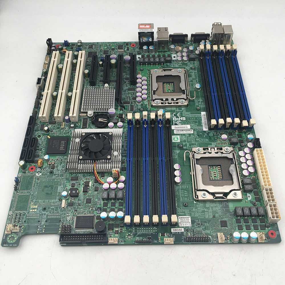 Xeon 프로세서 5600/5500 시리즈 DDR3 SATA2 PCI-E2.0 X8daeSupermicro 서버 워크스테이션 마더보드 지원