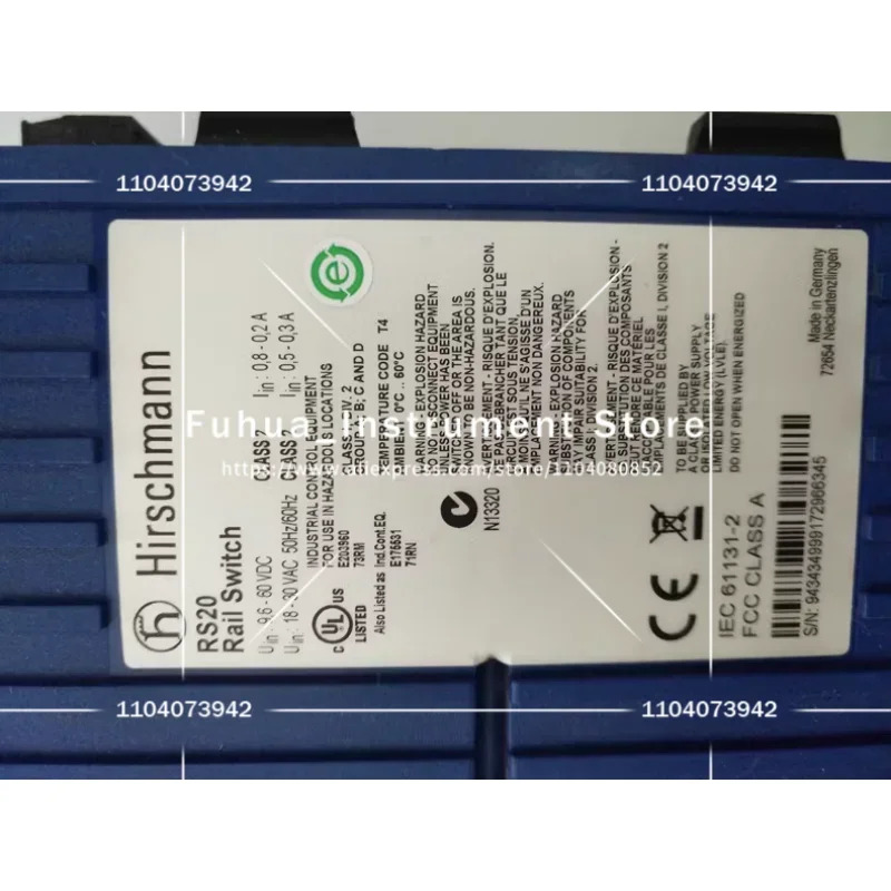 Hirschmann 산업등급 이더넷 스위치 RS20-0800M2M2SDA