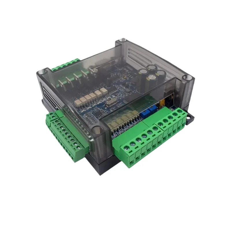 Fx3u 14/20/24/32/40/60 Mr/mt 4ad 0-20ma 2da 0-10v 아날로그 Rs485 Modbus 릴레이 트랜지스터 출력