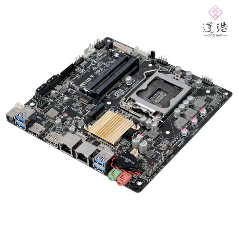 H110T 마더보드32GB HDMI M.2 LGA 1151 DDR4 Mini-ITX 17x17 H110 메인보드 완전 작동 리퍼