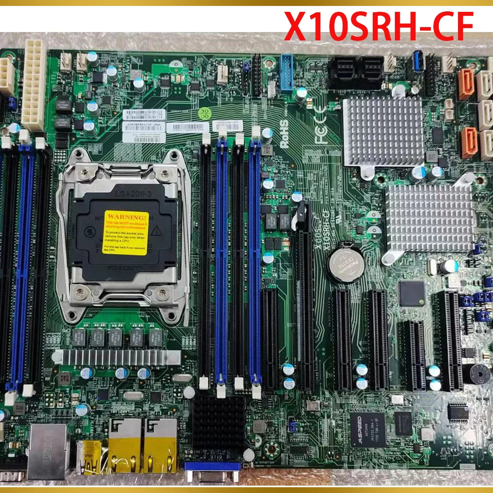 Supermicro 서버 마더보드 E5-1600/2600 V3/V4 군 프로세서 ECC i350-AM2 듀얼 포트 GbE LAN LGA2011 DDR4 X10SRH-CF