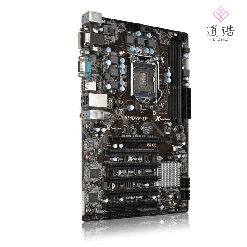 ASRock호환 H61DVR-5P H61 마더보드 LGA 1155 DDR3 PCI-E3.0 리퍼 완료 16GB