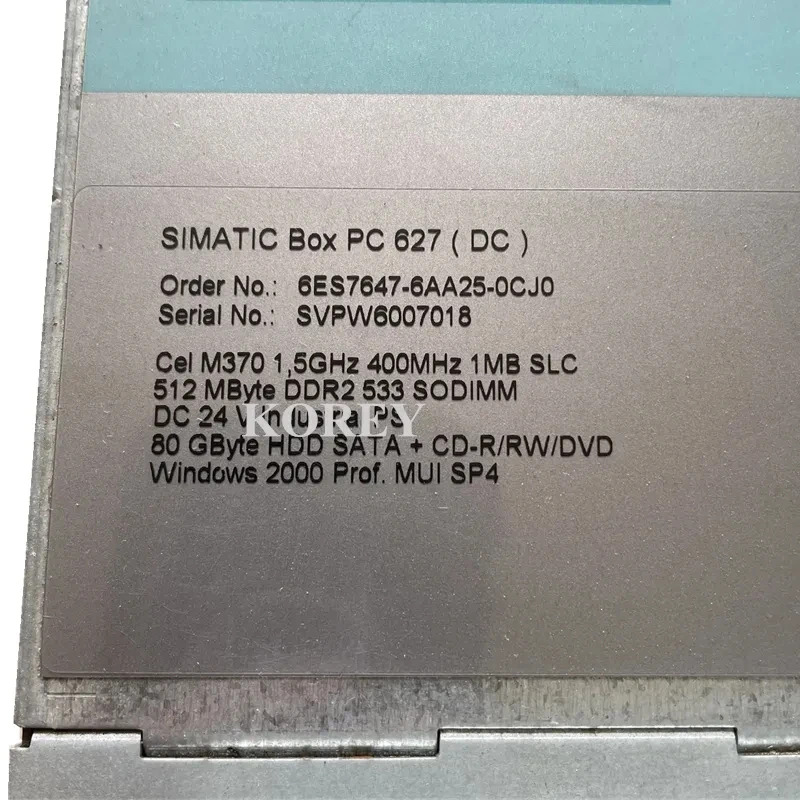 산업PC SIMATIC BOX PC 627 6ES7647-6AE35-0FK0 6ES7647-6AA25-0CJ0