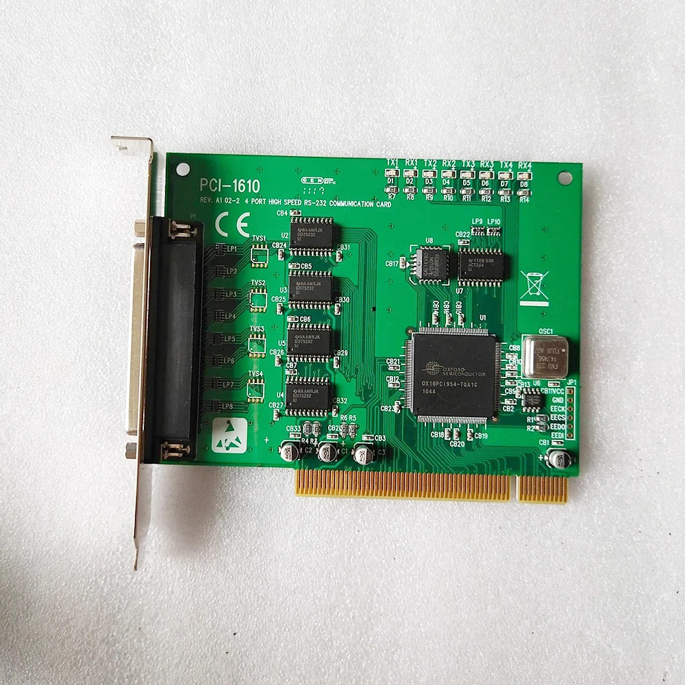 어드밴텍 4 포트 고속 RS-232 PCI 통신 카드 서지 보호 PCI-1610 REV.A1