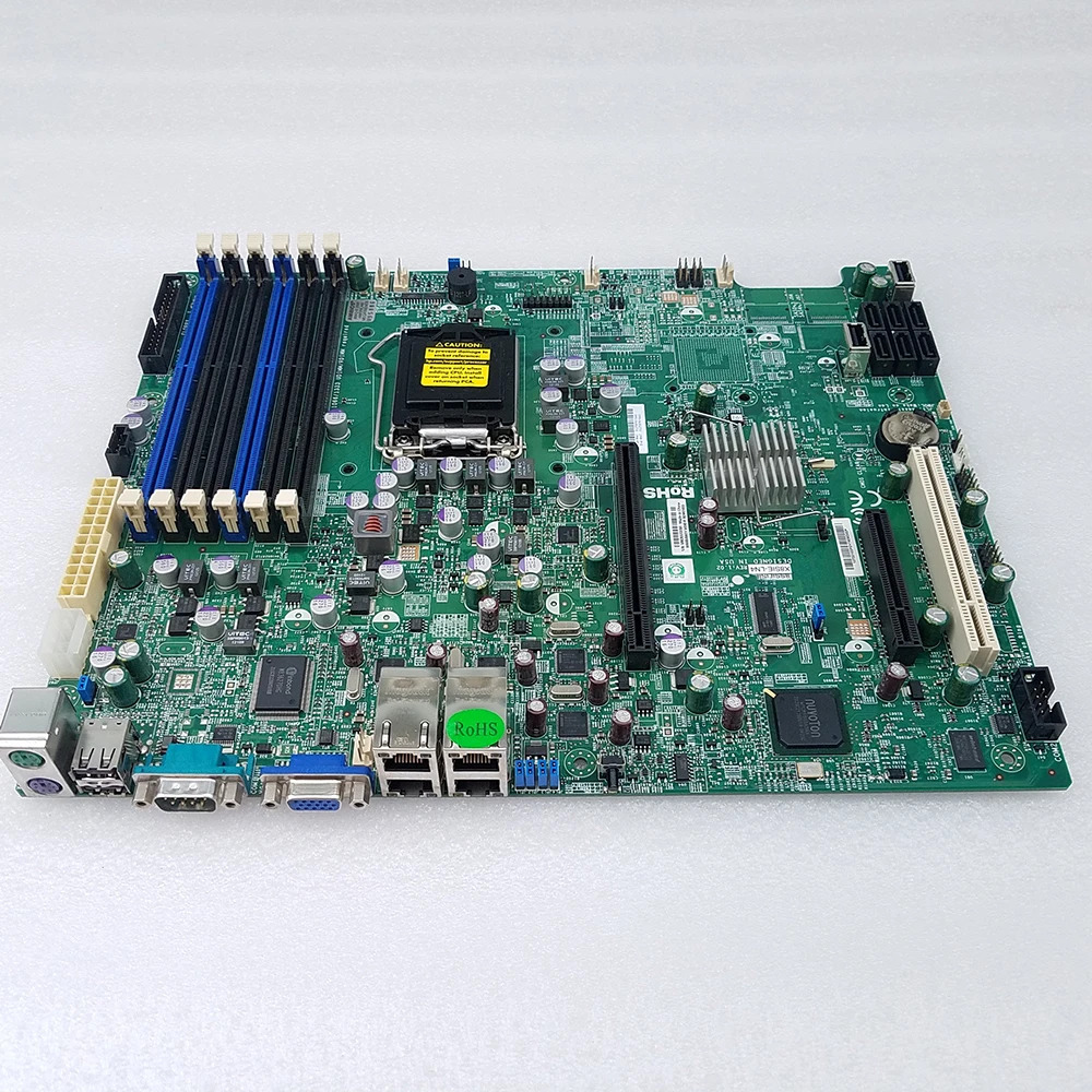 Supermicro 마더보드 Xeon X3400/L3400 시리즈 코어 i3 LGA1156 DDR3 쿼드 82574L 기가비트 이더넷 X8SIE-LN4