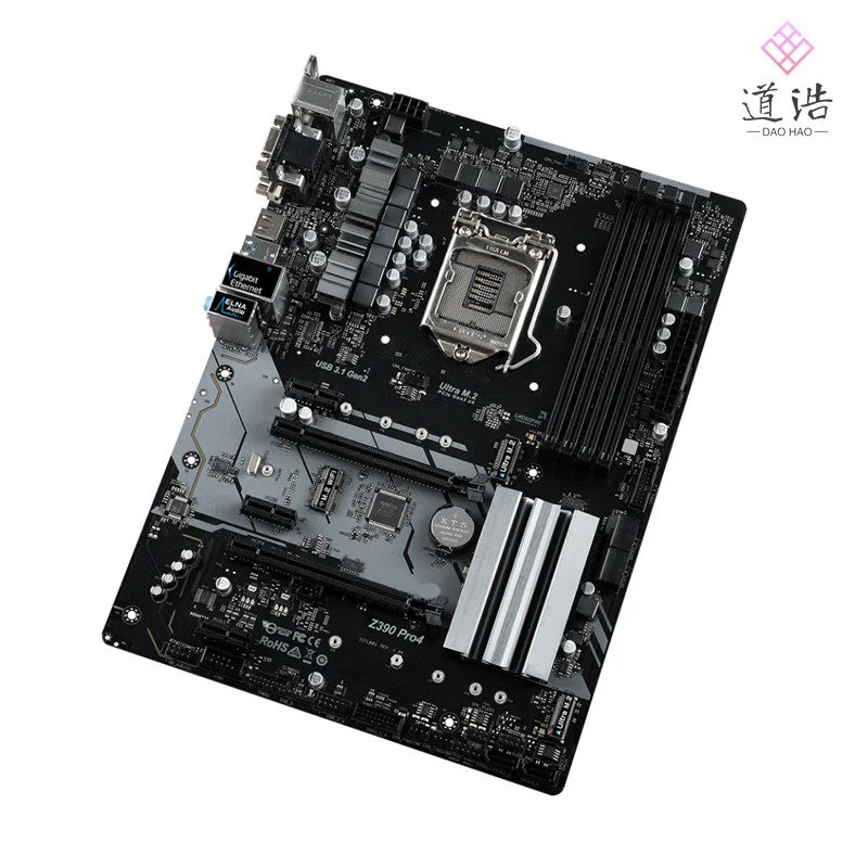 ASRock호환 Z390 Pro4 마더보드 128GB HDMI PCI-E3.0 M.2 LGA 1151 DDR4 메인보드 완전 작동 리퍼