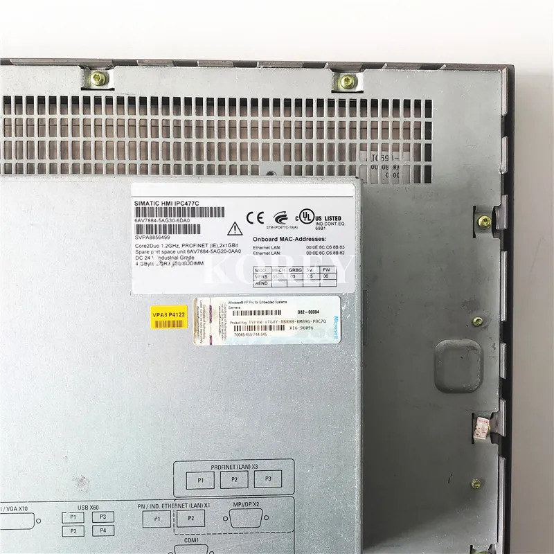 산업PC HMI IPC477C Pro 67884-5AG30-6BA0 67884-5AG30-6DA0 67883-6AB20-3BE0 67883-6AA20-7GA0
