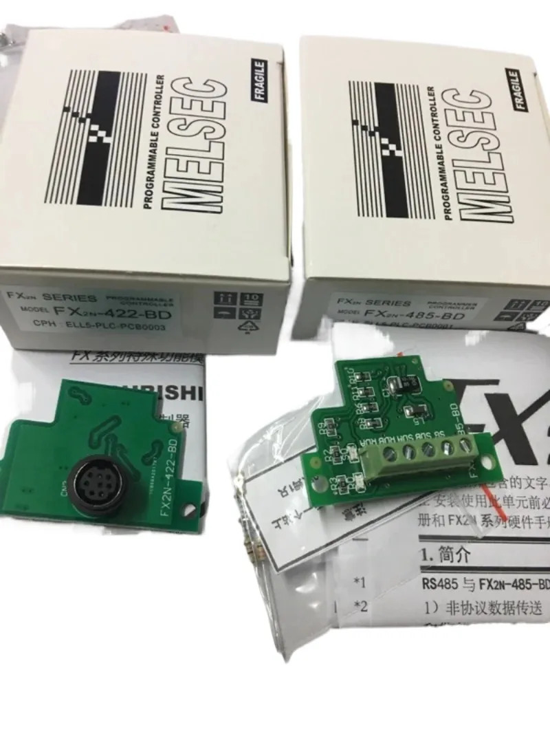 미쓰비시호환 PLC 통신 확장보드 FX1N FX2N FX3U FX3G-485-BD 422-BD 232 확장 카드