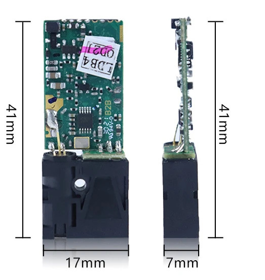 RS232 측정 높이미터 거리 측정기 모듈 고주파 10HZ 단거리 센서