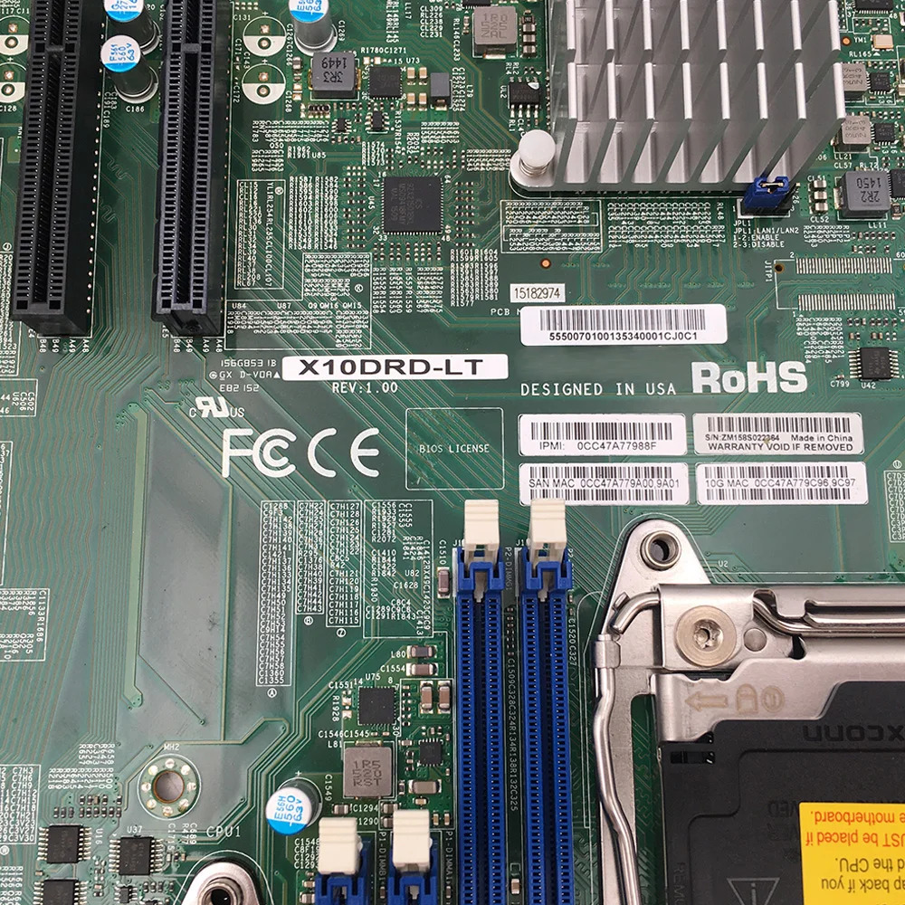 Supermicro 서버 마더보드 지원 E5-2600 V4/V3 군 프로세서 LGA2011 DDR4 X10DRD-LT