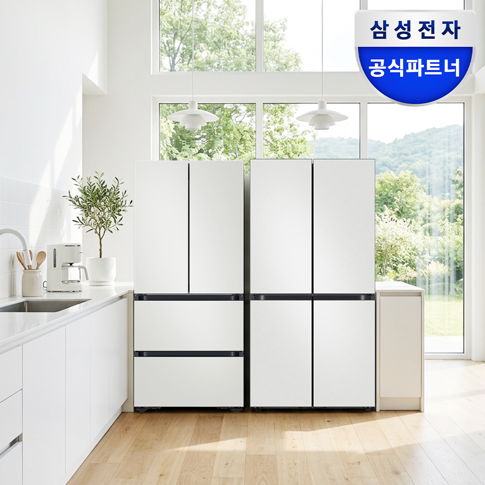 삼성 비스포크 AI 냉장고 김치냉장고 1등급 RM70F91R1A+RK70F49M1A - 상품 이미지