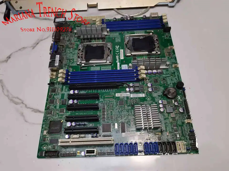 Supermicro 마더보드X9DBL-3F LGA1356 Xeon 프로세서 E5-2400 v2 DDR3 통합 IPMI 2.0 KVM 전LAN