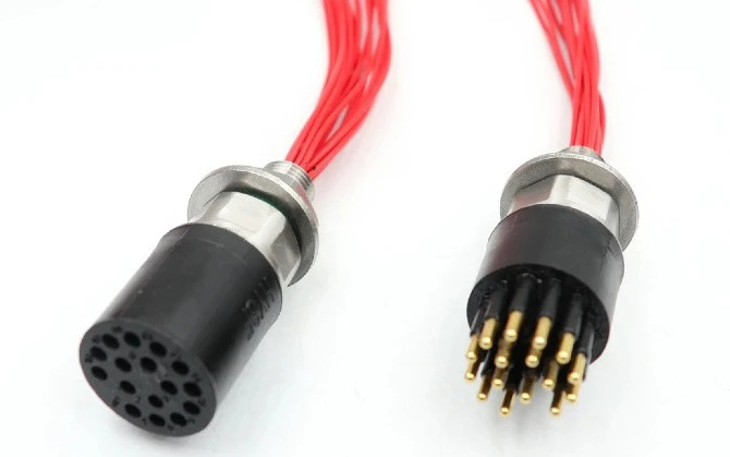 수16 코어 전압 70MPa 산성 부패 저항심해 커넥터 ROV 케이블