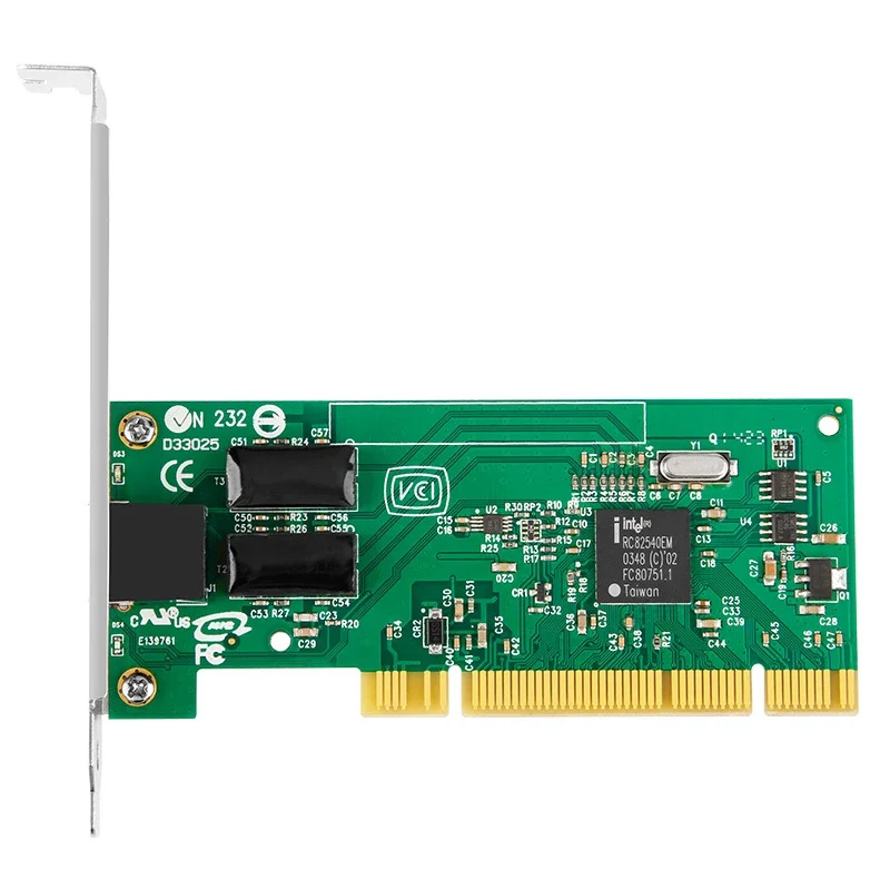 PCI 기가비트 네트워크 인터페이스 카드 데스크탑 슬롯 드라이브 intel호환82540 절반 높이 배플 2U
