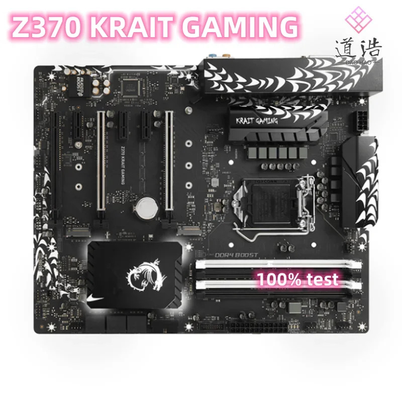 Z370 KRAIT GNG 마더보드64GB HDMI LGA 1151 DDR4 메인보드 완전 작동 리퍼