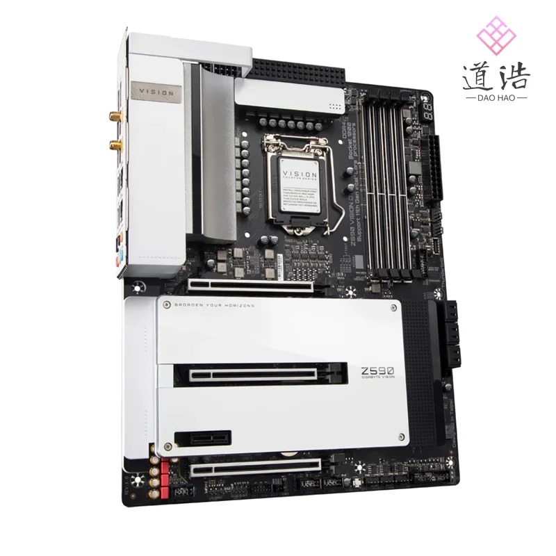 Z590 VISION D 마더보드 128GB DP M.2 SATA3.0 LGA 1200 DDR4 메인보드 완전 작동 리퍼
