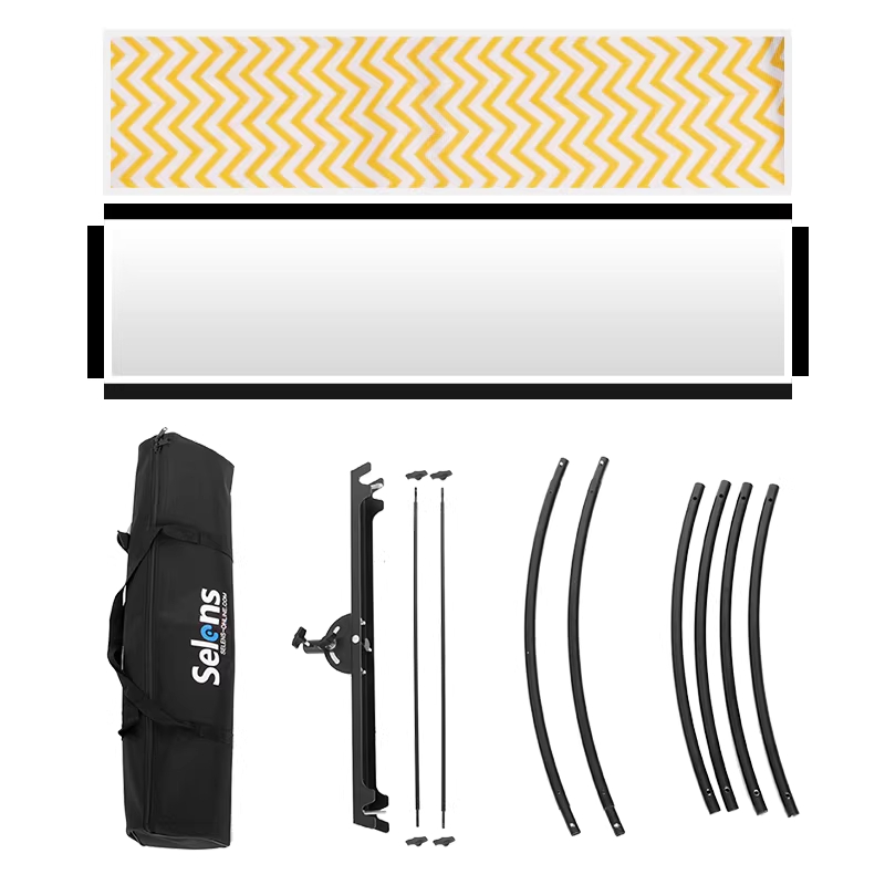 반사판 스탠드 세트 곡선 엄브렐라 거치대 스튜디오 110cm 70cm - 상세 이미지 5