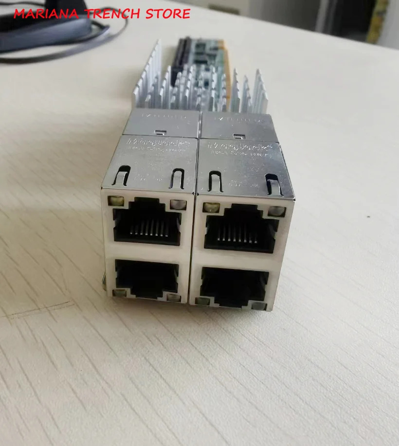 Supermicro 서버 네트워킹 AOC-UR-i4XT 1U 라이저 어댑터GBase-T X540 칩셋 RJ45 1x PCI-E 3.0x8 내부