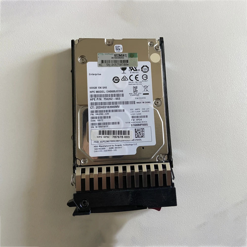 hp호환E 12G SAS 15K 2.5 6J9F42A600GB 787642 -001 600G 하드