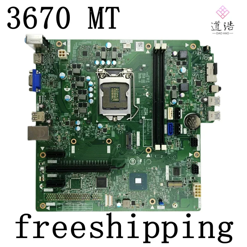 17529-1 Dell piron 3670 마더보드CN-0H4VK7 0H4VK7 H4VK7 LGA 1151 DDR4 메인보드 완전 작동 리퍼