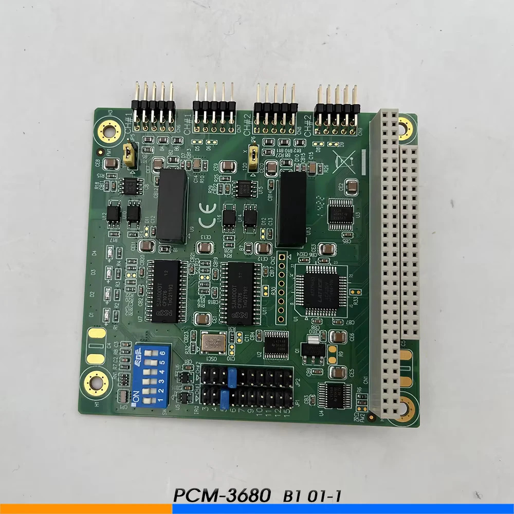 PCM3680B1301E-T 19C68001 어드밴텍 PCM-3680 B1 01-12포트 CAN 카드 PC104 듀얼 채널 산업제어 마더보드