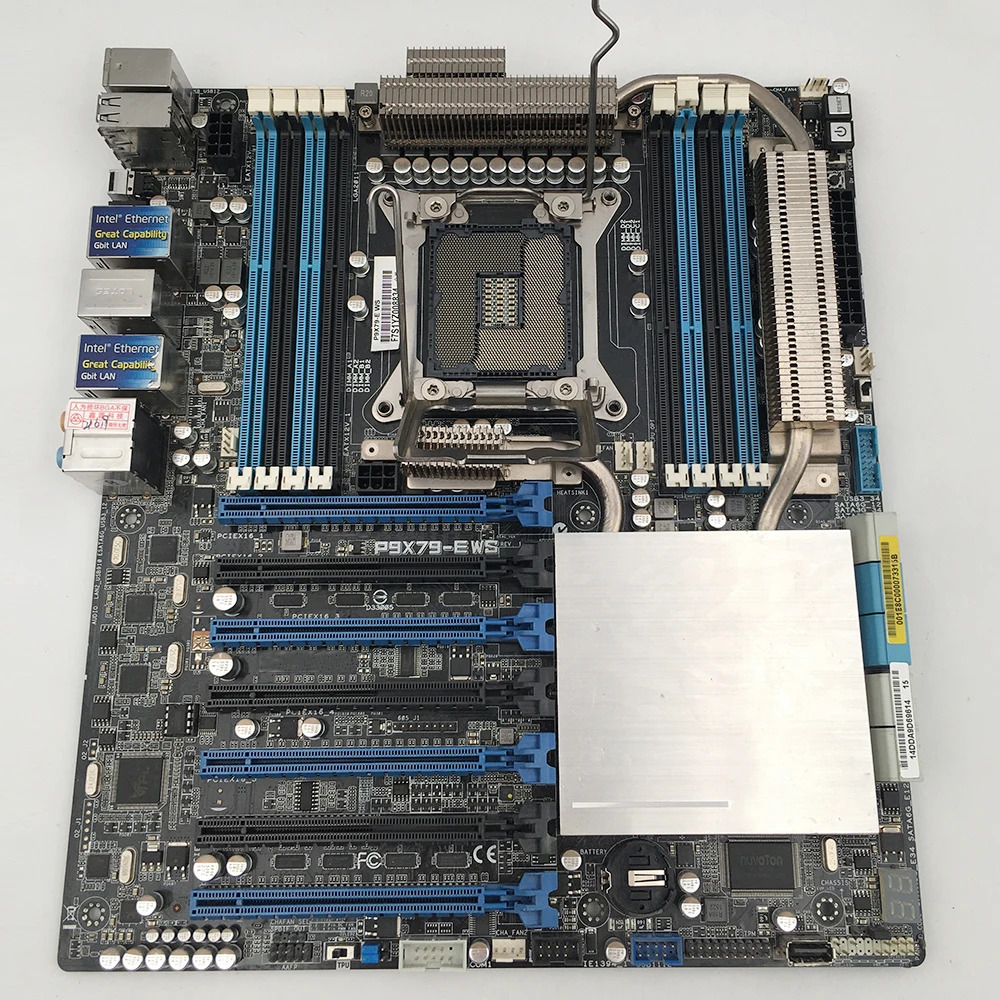 ASUS호환 워크스테이션 마더보드 LGA2011 지원P9X79-E WS i7 3/대 프로세서 E5-1600/2600 V1/V2DDR3