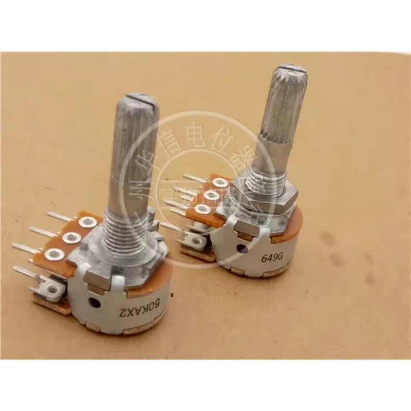 10Pcs RK163 이볼륨 전위차계 A50K A100K 25MM 꽃