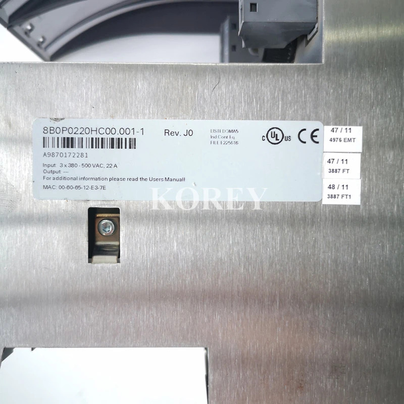 ACOPOS MULTI 드라이버 전원 8B0P0220HC00.001-1 원본