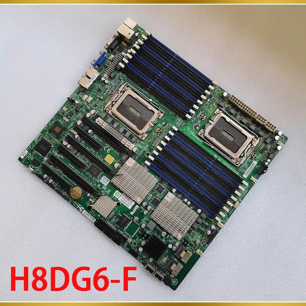 Supermicro 서버 마더보드듀얼 Opteron 6000 시리즈 프로세서 DDR3 LSI 2008 SAS 8포트 6Gbps 컨트롤러 H8DG6-F