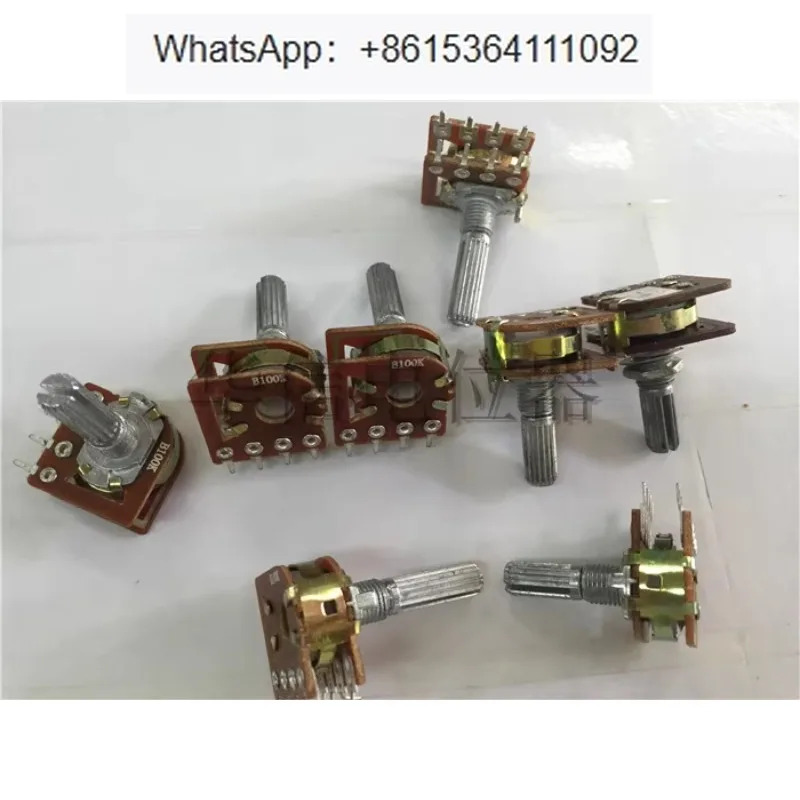 WL 148 이벨트 동일 사운드 전위차계 8 핀 B50K B100K 매화 핸들 10pcs