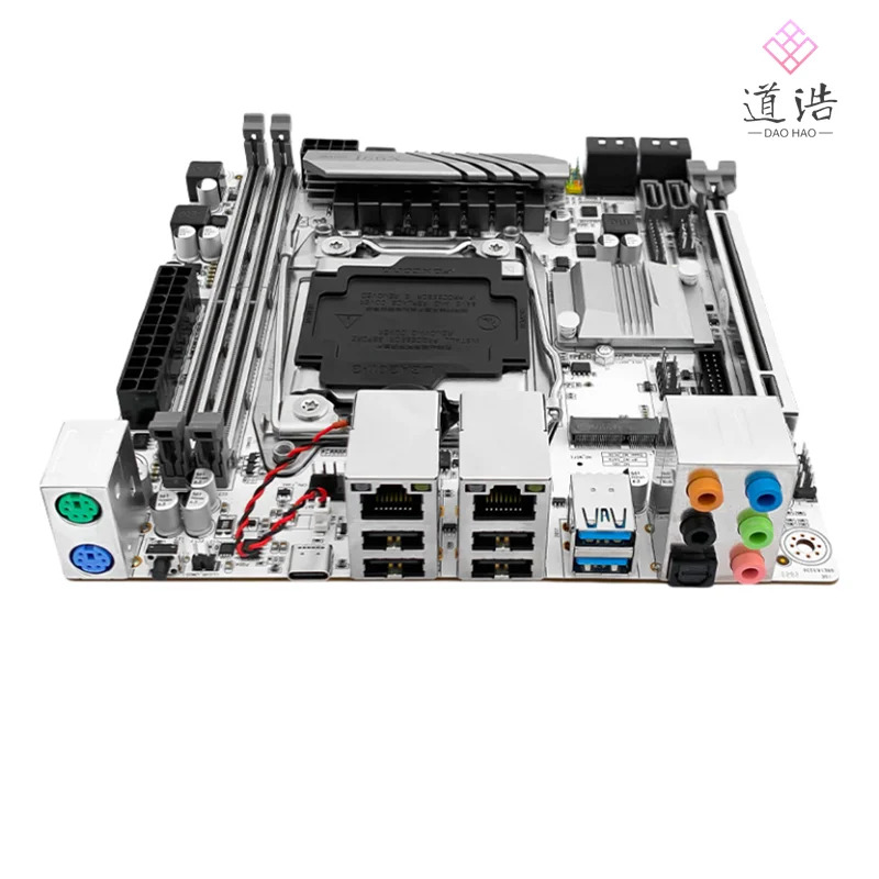 JGINYUE X99I 서버메인보드 128GB M.2 LGA 2011-3 DDR4 Mini-ITX X99 메인보드 리퍼 완료