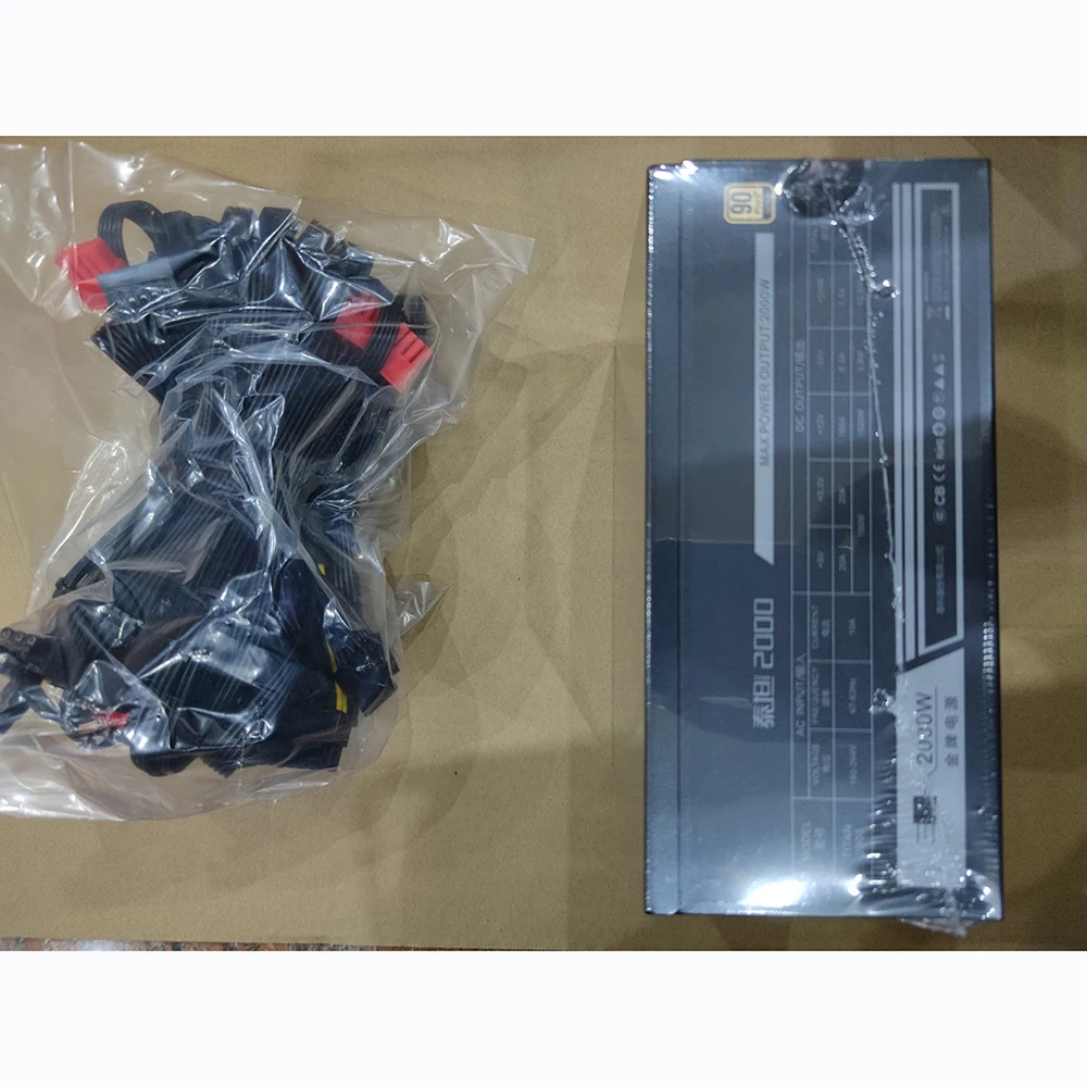 HKC HKC-2000 2000W 금메달 모듈 트윈 CPU 조용PC 전원공급장치 전 리퍼