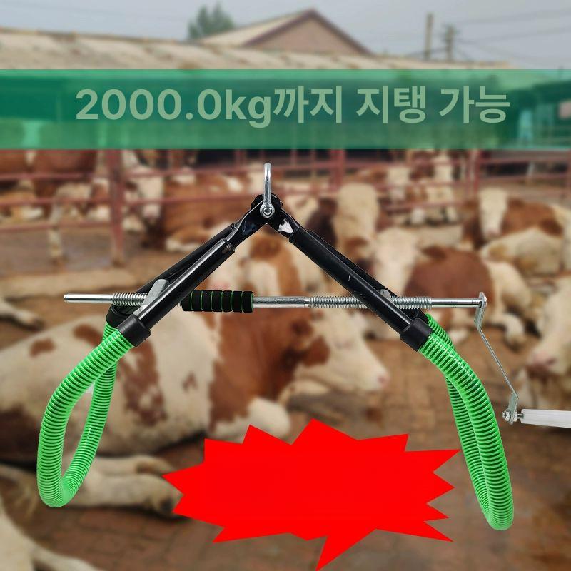 소 가축 리프팅 기계 목장 운반 도구 농장 양축용 기립 보조 지지대 크레인 들기 장비 이미지 6