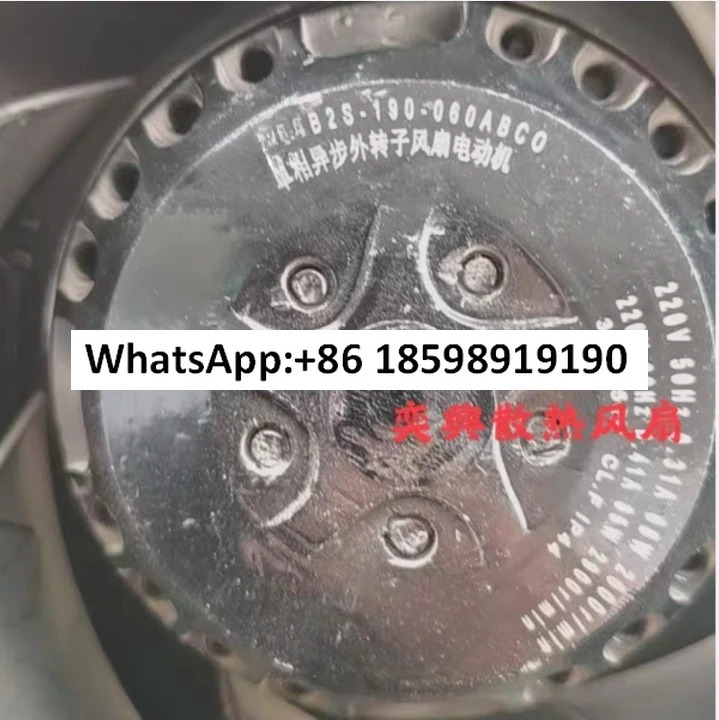 B2S-190-060AB00/ABC0-B2S-220/250 외부 로터 블로워 원심 팬