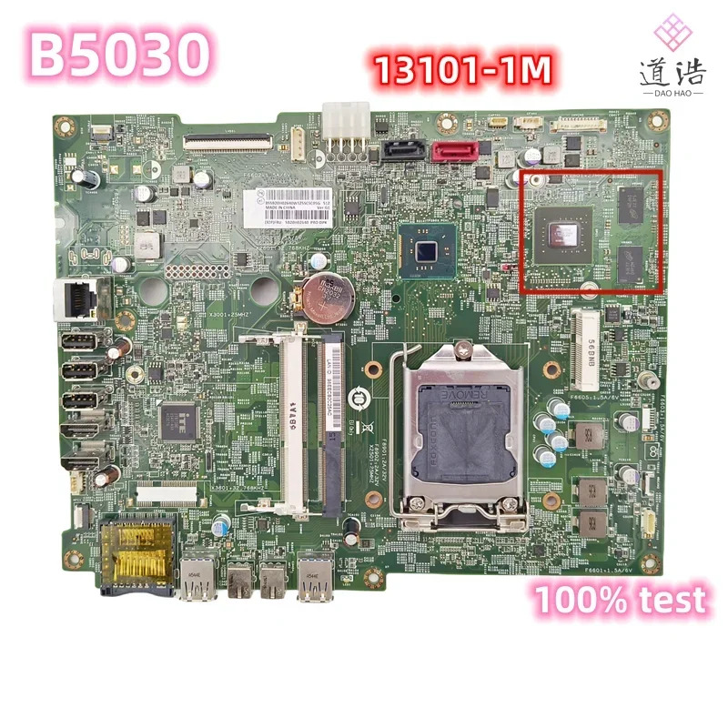 13101-1M Lenovo호환 B5030 AIO 마더보드 PIH81F 348.01102.001M 5B20H02640 DDR3 메인보드 완전 작동 리퍼