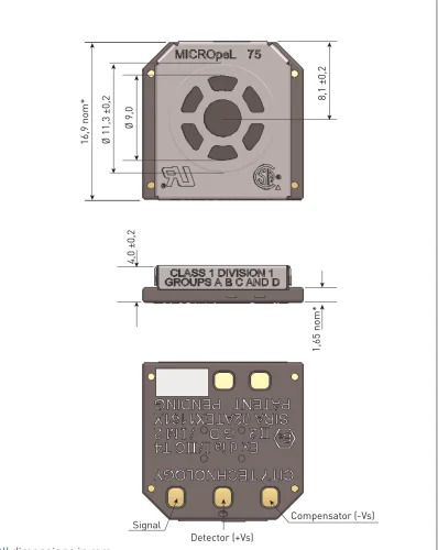 MICROpeL 75 가연성 센서 PM759-000