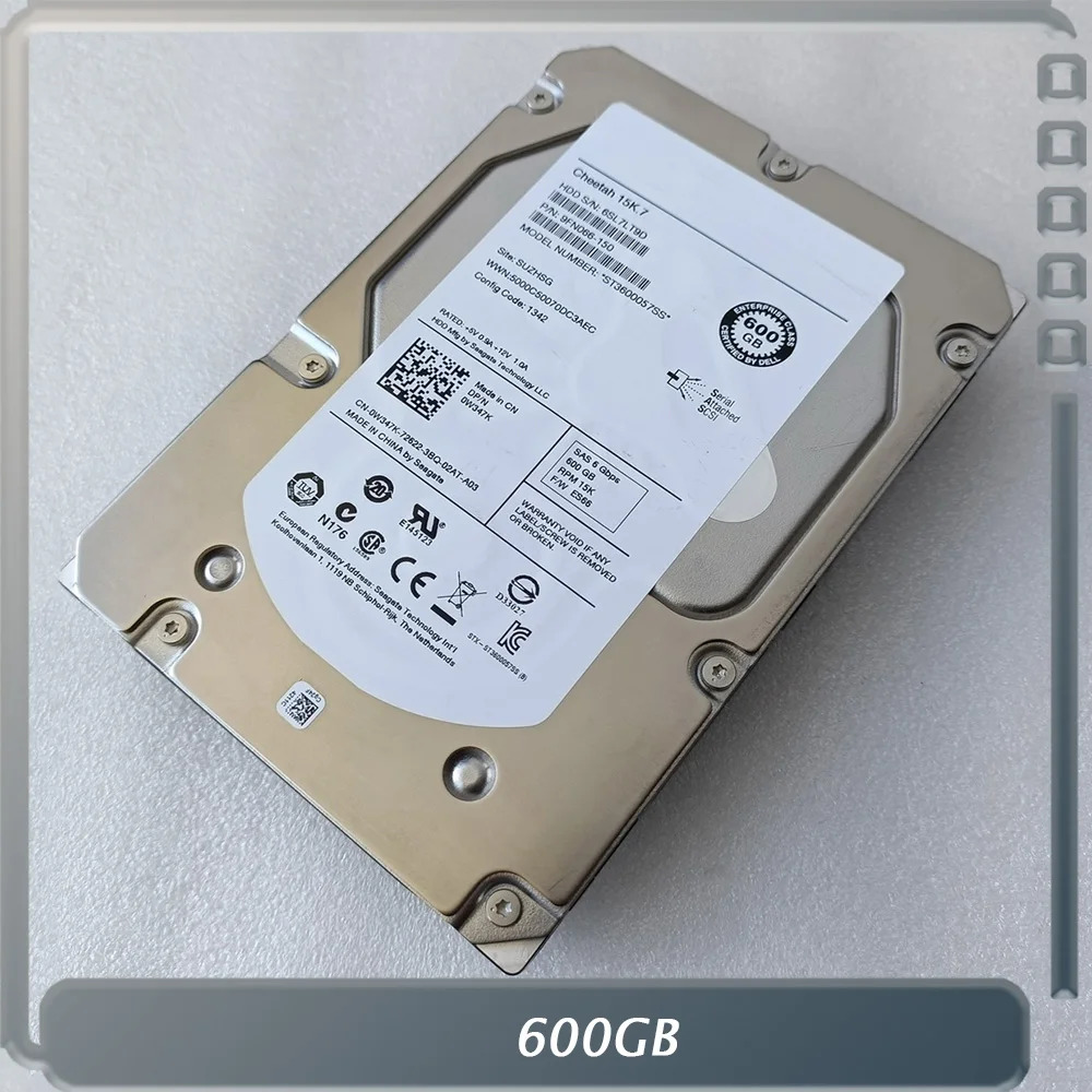 델 0W347K W347K ST600G 3600057 SS 15K 3.5인치 SAS HDD