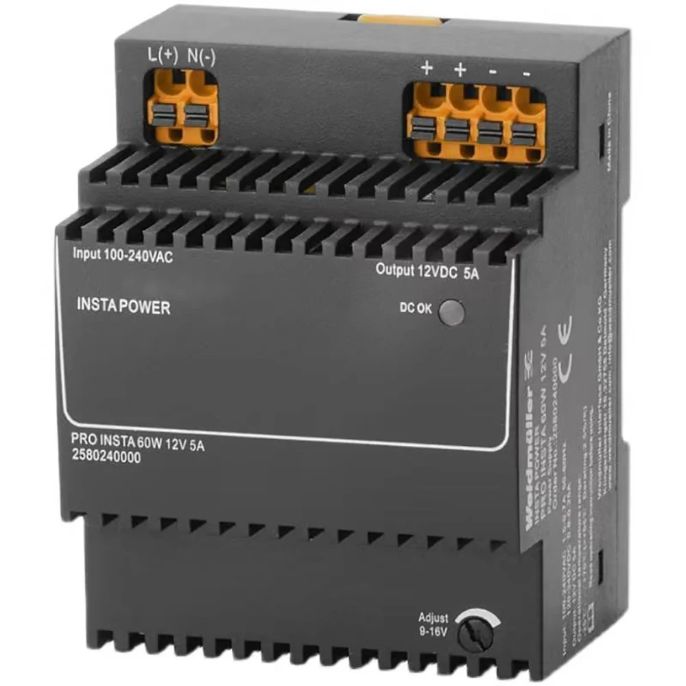 프로 인스터 60W 12V 5A 2580240000 Weidmullerta 전원 스위칭 전원공급장치